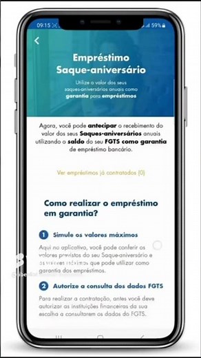 Como fazer EMPRESTIMO FGTS pelo celular aplicativo