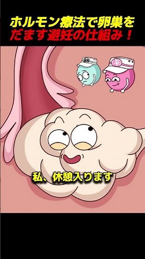 ホルモン療法で卵巣をだます避妊の仕組み！