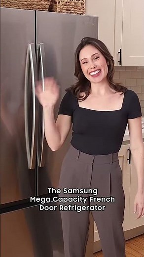 👀 Tour the new Samsung Mega Capacity 3-Door French Door Refrigerator with our resident expert Kelly.