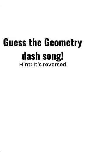 Guess the Geometry dash song!