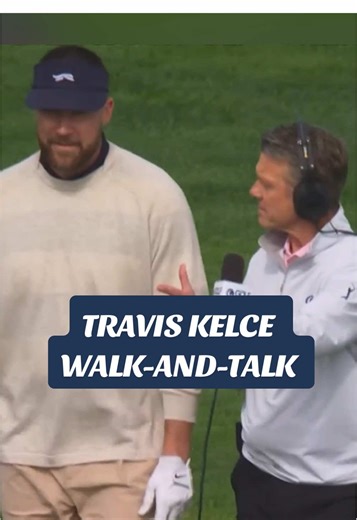 Cashmere Kelce/Keith walk-and-talk at Pebble Beach. 🤝🔊 #golf #traviskelce #pgatour #taylorswift #chiefs
