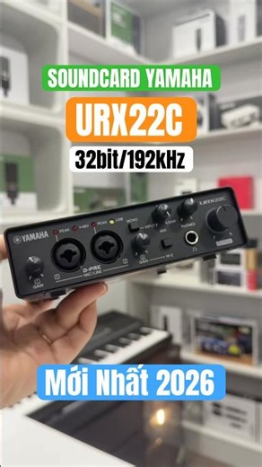 Unboxing the New 2026 Yamaha URX22C (Steinberg UR22C) 32-bit/192kHz Audio Interface