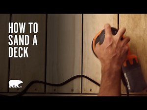 BEHR® Paint | How to Sand a Deck