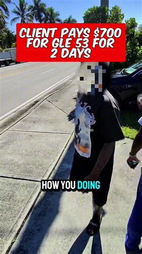 Some rentals are quick, some rentals take a minute. In this case, we dropped the GLE off to the client and were paid for delivery in addition to the daily rate. $850 earned for less than an hour of work. That's how it goes when you understand the flow of the rental car hustle. #exoticcarrental #carrentalmiami #fyp #sidehustle #miami #viral