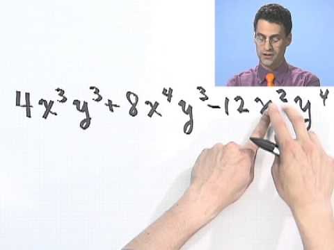 Factoring Using the Greatest Common Factor, Part 1