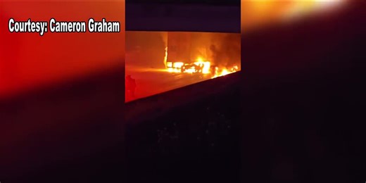 Fiery 18-wheeler crash shuts down I-35 North in Waco