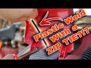 [Plastic Weld] With A ZIP TIE!?!?!