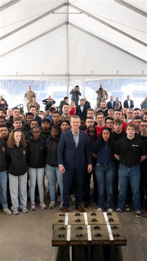 While visiting Camden, Arkansas, @SECWAR administered the Oath of Enlistment to 42 recruits. These patriots stepped forward, raised their right hands, and answered the call of duty. | U.S. Department of War