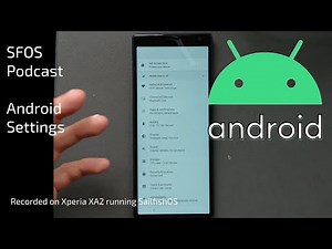 SailfishOS Podcast: Android Settings