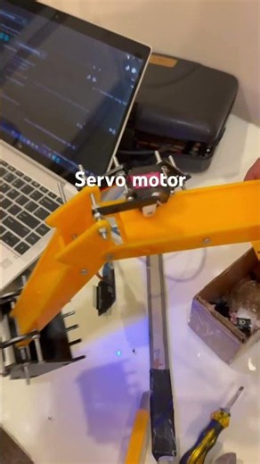 DIY Excavator Arm with Servo Motor | Realistic Robotic Arm Movement | Arduino Robotics Project