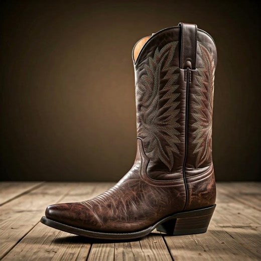 cowboy boots stomping on a hard wood floor sound effect with keys rattling