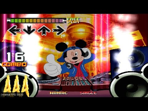 Dance Dance Revolution Disney Mix - PS1 60 fps Gameplay HD