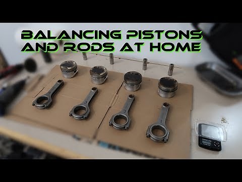 Ep011 - How to balance pistons and rods at home