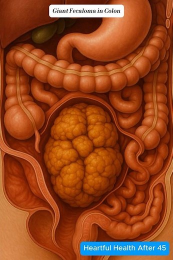 Giant Fecaloma in Colon | Severe Constipation & Hard Stool Blockage