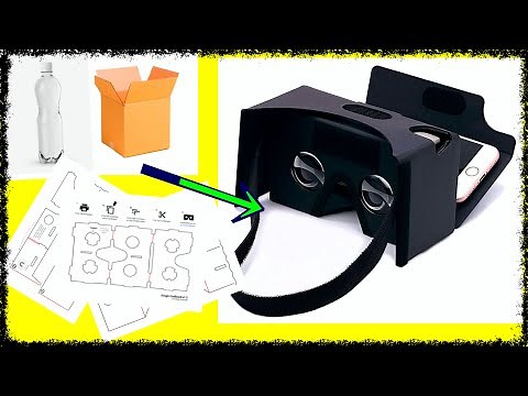 How to make vr box at home From cardboard and bottle Easy | vr box Headset Google Cardboard