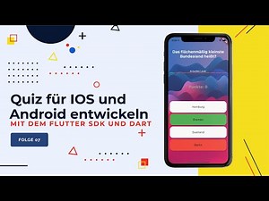 Auswertung der Antworten und Anzeige der richtigen Antwort async/await - Flutter Dart Quiz App #07