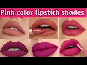 Pink color lipstick |Lipstick shades |Lipstick hacks | pink color Lipstick shades