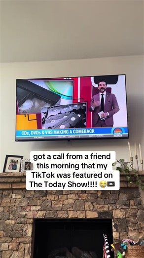 Had no idea this was happening so a fun Wednesday surprise!! PHYSICAL MEDIA FOR LIFE!!!! #physicalmedia #vhs #vhscollector #thetodayshow #physicalmediaforever @TODAY Show