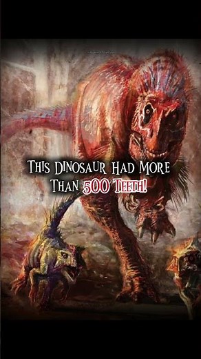 This dinosaur had more than 500 teeth! #prehistoric #extinct #nigersaurus