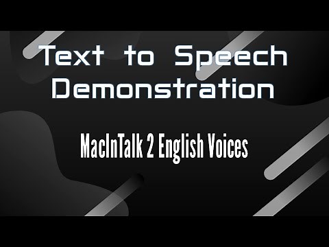 (TTS Demonstration) MacInTalk 2 Voices (Internet Archive/Macintosh LCII)
