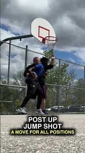 Post Up Jump Shot #basketballmoves #basketballmove #basketball #fyp