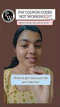 HOW TO GET DISCOUNT ON PW BATCHES |how to get discount on pw books , batches &Real test series 📒💯#pw