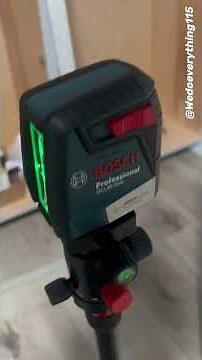 Bosch professional GLL40-20G laser level. ￼#bosch #level #diy #tips
