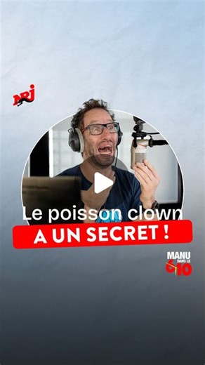 Manu Officiel on Instagram: "Le poisson clown a un secret !"