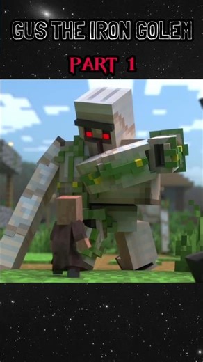 GUS THE IRON GOLEM Minecraft movie #minecraft #minecraftmovie #subscribe #waitforend #shorts