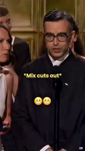 Oscar Speech CUT OFF Mid-Way