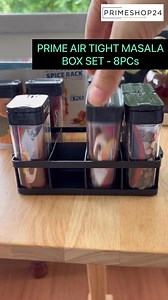 21 reactions · 44 shares | Cooking expert banne ka raaz – yeh 8 in 1 Air Tight Masala Jars!  Shop now with COD & Free Delivery | Prime Shop24 | Facebook