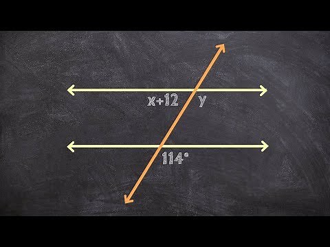 Using Parallel Lines to Find the Missing Values of X and Y