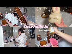 Ultimate Night Time Routine ✨ Cozy Bath, Hand Care & Skincare for Relaxing Self-Care