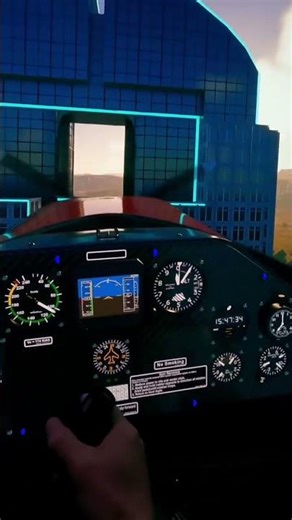 Flying through a building FPV #pov #sim #racinggames #thecrew2 #gaming
