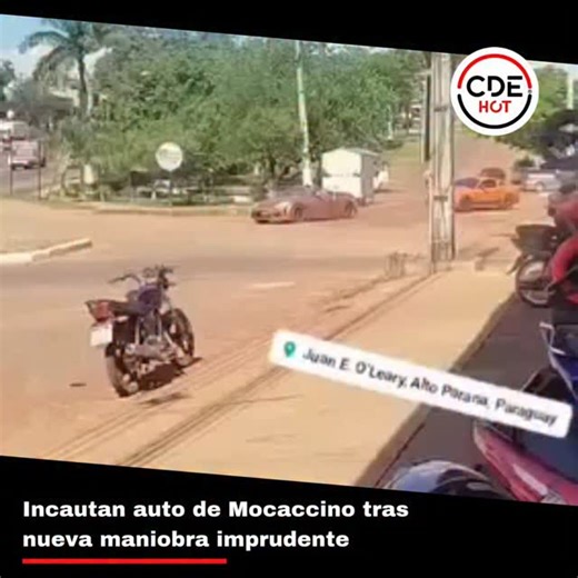 CDE HOT Oficial on Instagram: "JUAN LEÓN MALLORQUÍN. Efectivos de la Comisaría 10ª procedieron a la incautación de un automóvil guiado por Mocaccino tras un incidente que protagonizó en inmediaciones de la terminal de ómnibus de la ciudad. También se viralizaron videos que muestran al mismo personaje haciendo lo mismo en la rotonda de Juan E. O´Leary. El vehículo era conducido por Francesco Nathannael Canatta González (31), conocido en redes sociales como Mocaccino, quien realizaba maniobras imp