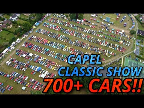 700+ Cars at the CAPEL CLASSIC CAR SHOW | 4K Drone Footage