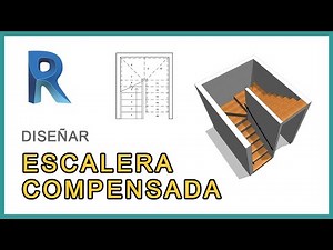 ESCALERA COMPENSADA en Revit