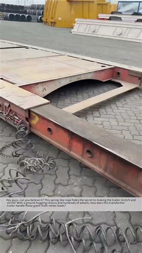 Spring Rope Secret! Transformer Trailer Hauls Giant Loads #HeavyHaul #TruckTech