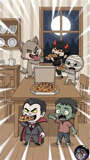 Pizza 🍕#shorts #cartoon #animation #chibi #funny #pizza