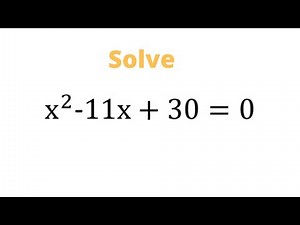 How to Solve a quadratic equation using the quadratic formula