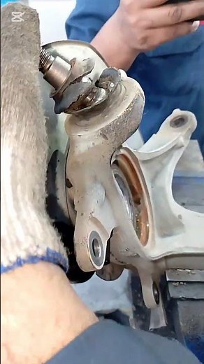 Honda Accord front wheel lower arm ball joint replacement