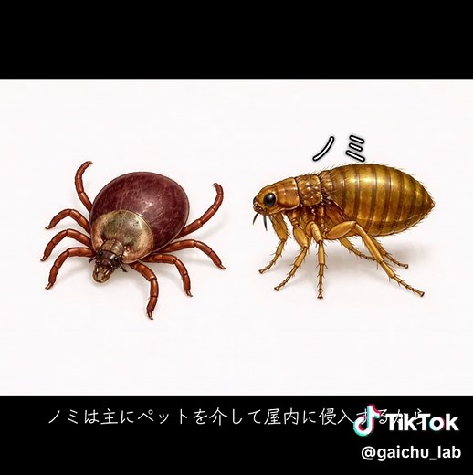 ダニ・ノミ・トコジラミに刺されたら注意！