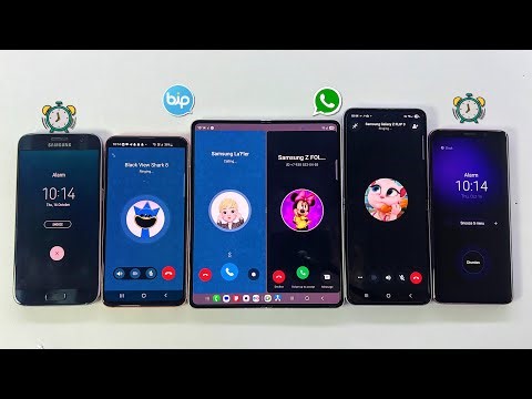 WhatsApp + BIP Incoming Call + Alarm Clock + Timer Samsung Z Fold, Z Flip, S10e, S9, S7