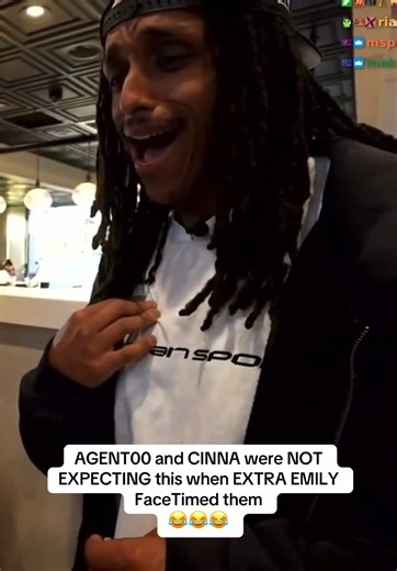 Extra Emily Funny moment with Cinna and Agent00 3 day contract @Agent @Cinna @extra emily #fyp #agent00 #cinna #extraemily #trending