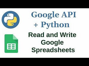 Google API Sheets in Python Reading and Writing Data Using a Service Account (RU voice)