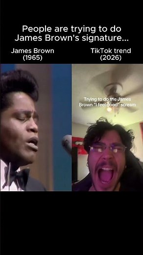 James Brown - So close 😂 just needs more soul 🕺🏾