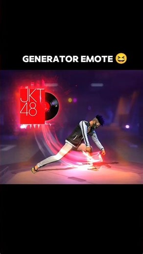 generator emote 😆 #freefire #shortsfeed #funny