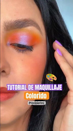 Easy and quick colorful makeup | ideal for makeup beginners 🎨 💄