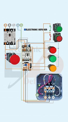 13K views · 217 reactions | Direct motor start circuit (start-stop) #smartcontrol #electricity #electricitychallenge #electronicsengineering #electricalengineering #electricalwork #electricalservices #electrical #electrician #electricianlife #electricidad #ElectricalSafety #electricalcontractor #electrical #electriciantools #electricalengeneer #solarenergy | Elecctronic Defender | Facebook