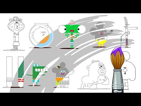 Colouring | Hey Duggee | Characters From A-Z | PT6 | Print and Colour with Me!